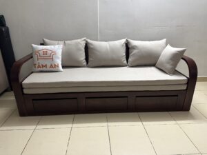 Ghế Sofa Giường Gỗ TGK-389