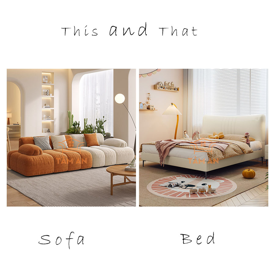 sofa đơn giản hiện đại nội thất tâm an